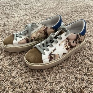 Authentic golden goose tennis shoes